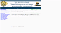 Desktop Screenshot of omb.navajo-nsn.gov