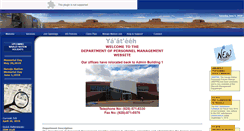 Desktop Screenshot of dpm.navajo-nsn.gov