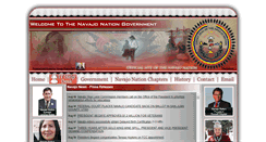 Desktop Screenshot of navajo-nsn.gov