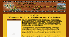 Desktop Screenshot of agriculture.navajo-nsn.gov