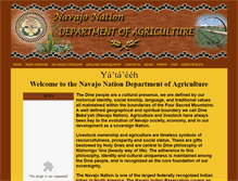 Tablet Screenshot of agriculture.navajo-nsn.gov