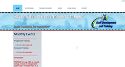 Desktop Screenshot of nnstaffdevelopment.navajo-nsn.gov